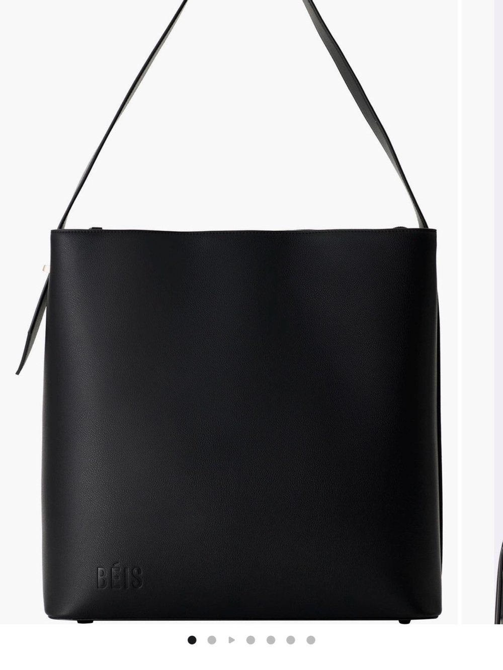 BEIS Black The Essentials Tote